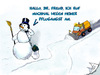 Cartoon: Pflugangst - Winteredition (small) by swenson tagged angst schnee snow pflug