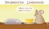 Cartoon: Vergebliche Liebesmüh (small) by Fubuki tagged mouse,animal,computer,technik,pc,maus,käse,cheese,love,liebe,essen,food