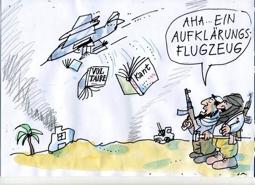 Cartoon: Aufklärung (medium) by Jan Tomaschoff tagged luftangriffe,aufklärung,is,is,aufklärung,luftangriffe