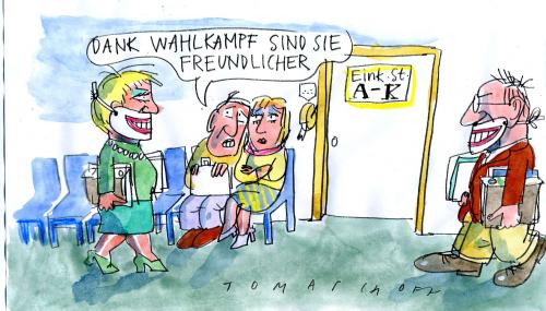 Cartoon: Beamte (medium) by Jan Tomaschoff tagged beamte,ämter,wahlkampf,wahlen,2009,finanzamt