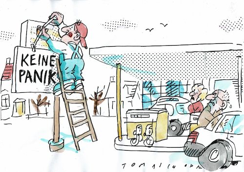Cartoon: Benzinpreis (medium) by Jan Tomaschoff tagged benzin,erdöl,nahost,benzin,erdöl,nahost