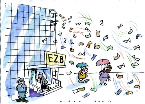Cartoon: Billiges Geld (medium) by Jan Tomaschoff tagged zinsen,banken,inflation,zinsen,banken,inflation