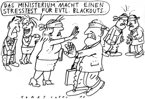 Cartoon: Blackouts (medium) by Jan Tomaschoff tagged blackout,stresstest,blackout,stresstest