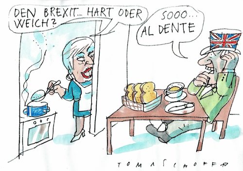 Cartoon: Brexit (medium) by Jan Tomaschoff tagged brexit,brexit