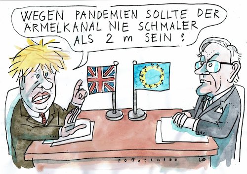 Cartoon: Brexit und Pandemien (medium) by Jan Tomaschoff tagged brexit,eu,uk,pandemien,brexit,eu,uk,pandemien