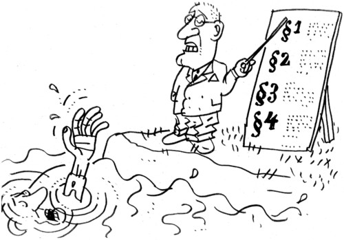 Cartoon: Bürokratie (medium) by Jan Tomaschoff tagged bürokratie,bürokratie
