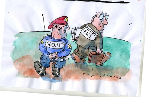 Cartoon: Bürokratie (medium) by Jan Tomaschoff tagged bürokratie