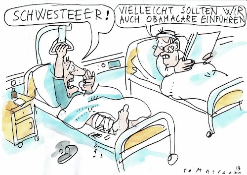 Cartoon: Care (medium) by Jan Tomaschoff tagged pflege,fachkräftemangel,pflege,fachkräftemangel