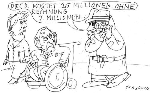 Cartoon: CD (medium) by Jan Tomaschoff tagged daten,cds,steuerflucht,schweiz