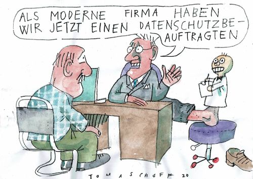 Cartoon: Datenschutz (medium) by Jan Tomaschoff tagged internet,datenklau,datenschutz,cyberkriminalität,internet,datenklau,datenschutz,cyberkriminalität