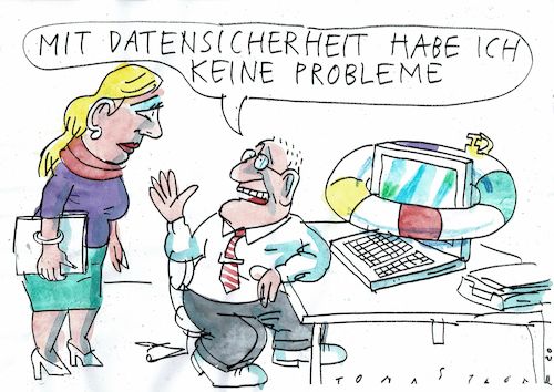 Cartoon: Datenschutz (medium) by Jan Tomaschoff tagged daten,datenschutz,internet,daten,datenschutz,internet