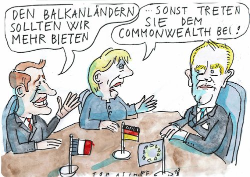 Cartoon: EU (medium) by Jan Tomaschoff tagged eu,balkan,eu,balkan
