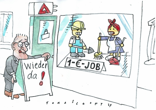 Cartoon: Euro (medium) by Jan Tomaschoff tagged jobs,arbeit,arbeitslosigkeit,bürgergeld,jobs,arbeit,arbeitslosigkeit,bürgergeld