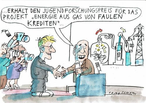Cartoon: faul (medium) by Jan Tomaschoff tagged energie,finanzen,energie,finanzen