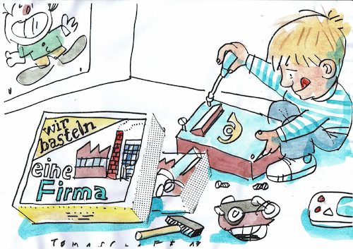 Cartoon: Firma (medium) by Jan Tomaschoff tagged briefkastenfirmen,steueroasen,briefkastenfirmen,steueroasen