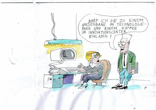 Cartoon: Flirt 2.0 (medium) by Jan Tomaschoff tagged liebe,date,flirt,liebe,date,flirt