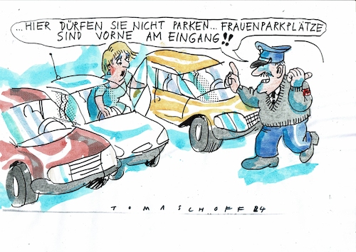 Frauenparkplatz