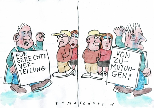 Cartoon: gerecht (medium) by Jan Tomaschoff tagged reformen,sparen,geld,gerechtigkeit,reformen,sparen,geld,gerechtigkeit