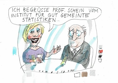 Cartoon: gut gemeint (medium) by Jan Tomaschoff tagged wahrheit,lüge,statistik,wahrheit,lüge,statistik
