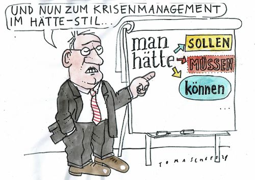 Cartoon: Hätte (medium) by Jan Tomaschoff tagged corona,wissenschaft,prognosen,corona,wissenschaft,prognosen