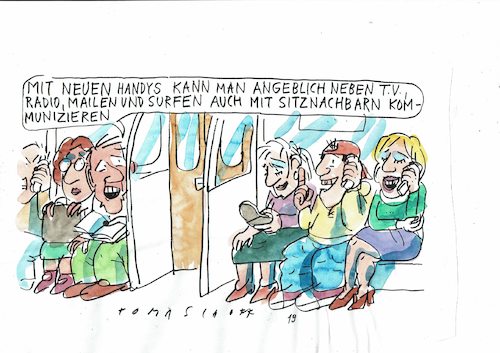 Cartoon: Handy (medium) by Jan Tomaschoff tagged handy,internet,telefon,kommunikation,handy,internet,telefon,kommunikation