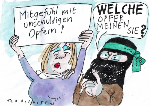 Cartoon: Hass (medium) by Jan Tomaschoff tagged intoöeranz,hass,mitgefühl,intoöeranz,hass,mitgefühl