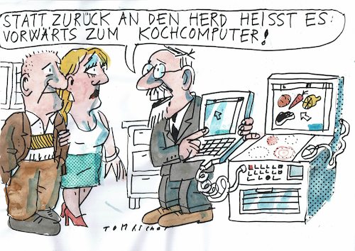 Cartoon: Herd (medium) by Jan Tomaschoff tagged frauen,emanzipation,haushalt,frauen,emanzipation,haushalt