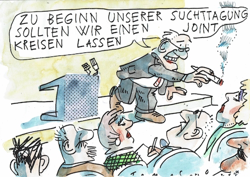 Cartoon: Joint (medium) by Jan Tomaschoff tagged cannabis,sucht,nedizib,gesundheit,cannabis,sucht,nedizib,gesundheit
