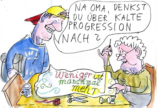 Cartoon: kalte Progression (medium) by Jan Tomaschoff tagged steuern,progression,steuern,progression