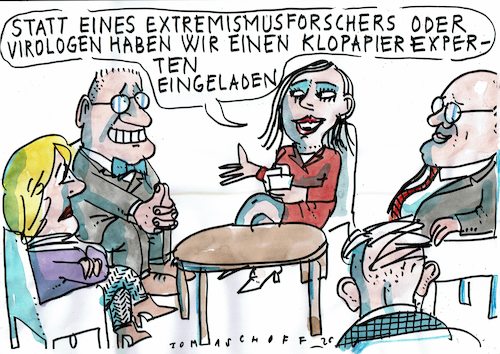 Cartoon: Klopapier (medium) by Jan Tomaschoff tagged klopapier,hamstern,epidemie,klopapier,hamstern,epidemie