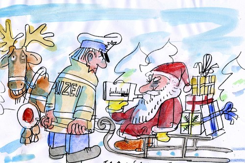 Cartoon: Kontrolle (medium) by Jan Tomaschoff tagged wihnachten,nikolaus,weihnachtsmann,santa,claus,weihnachtsmann,weihnachten