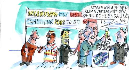 Cartoon: Kopenhagen (medium) by Jan Tomaschoff tagged kopenhagen,klimagipfel
