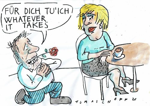 Cartoon: Liebe (medium) by Jan Tomaschoff tagged liebe,einsatz,euro,draghi,liebe,einsatz,euro,draghi