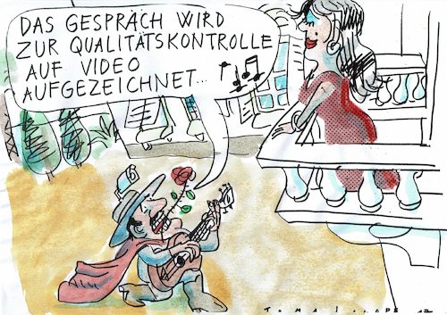 Cartoon: Liebesgespräch (medium) by Jan Tomaschoff tagged kommunikation,gefühl,intimität,kommunikation,gefühl,intimität