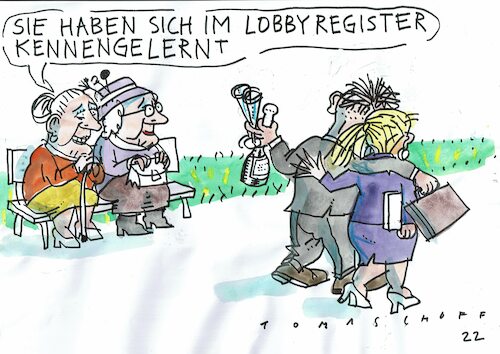 Cartoon: Lobby (medium) by Jan Tomaschoff tagged lobby,lobbyregister,lobby,lobbyregister
