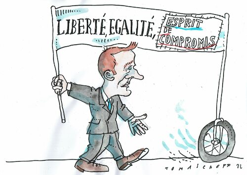 Cartoon: Macron (medium) by Jan Tomaschoff tagged macron,wahlen,frankreich,mehrheiten,macron,wahlen,frankreich,mehrheiten