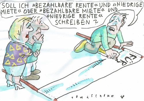 Cartoon: Miten und Renten (medium) by Jan Tomaschoff tagged geld,zuschüsse,steuergeld,geld,zuschüsse,steuergeld