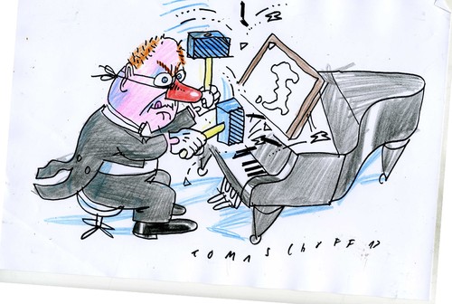 Cartoon: no (medium) by Jan Tomaschoff tagged italy,italy