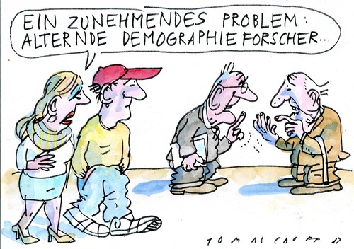 Cartoon: no (medium) by Jan Tomaschoff tagged demography,demography