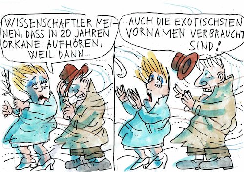 Cartoon: Orkan (medium) by Jan Tomaschoff tagged unwetter,sturm,klima,unwetter,sturm,klima
