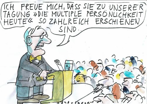 Cartoon: Persönlichkeit (medium) by Jan Tomaschoff tagged psyche,psychiatrie,psyche,psychiatrie