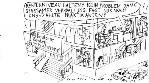 Cartoon: Praktikanten (medium) by Jan Tomaschoff tagged praktikum,praktikanten