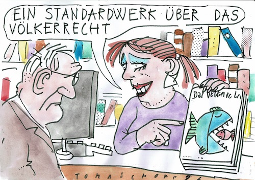 Cartoon: Recht (medium) by Jan Tomaschoff tagged völkerrecht,gewalt,völkerrecht,gewalt