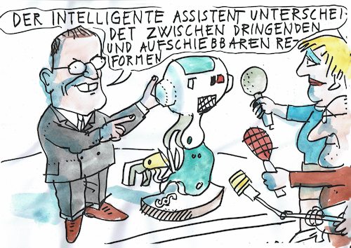 Cartoon: Reformen (medium) by Jan Tomaschoff tagged gesundheit,spahn,notversorgeung,gesundheit,spahn,notversorgeung