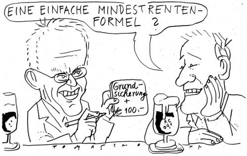 Cartoon: Rentenformel (medium) by Jan Tomaschoff tagged renten,renten,alter,ältere,altersgeld,altersteilzeit,altersversorgung,altersvorsorge,arbeitsmarkt,frührente,gebrechen,gebrechlich,geld,greis,greisenalter,greisin,großeltern,großmutter,großvater,hinterbliebenenrente,invalidenrente,lebensabend,lebensabschnitt,müntefering,norbert blüm,oma,opa,pension,pensionär,pflege,private altersversorgung,rente,rente gehen,rentenempfänger,rentenversicherung,rentner,rentnerin,riester,riesterrente,ruhegehalt,ruhegeld,ruhestand,versorgungsbezüge,vollrente,vorsorge,witwenrente,zusatzrente,norbert,blüm,private,gehen