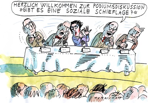 Cartoon: Schieflage (medium) by Jan Tomaschoff tagged soziales,ungleichheit,soziales,ungleichheit