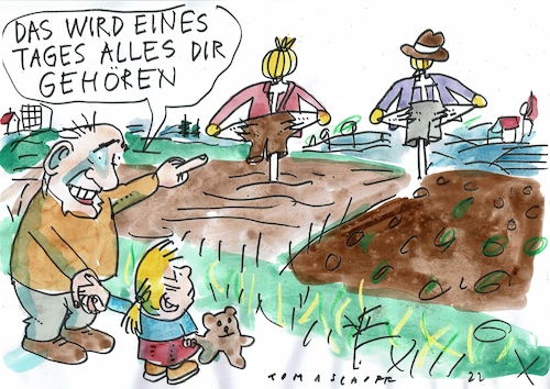 Cartoon: Schulden (medium) by Jan Tomaschoff tagged zukunft,jugend,schulden,generationsgerechtigkeit,zukunft,jugend,schulden,generationsgerechtigkeit