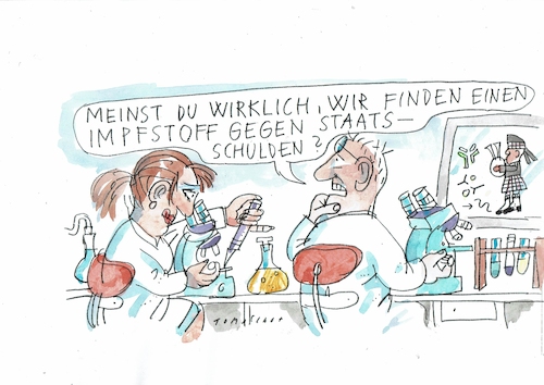 Cartoon: schulden (medium) by Jan Tomaschoff tagged haushalt,lücken,ampel,staatsschulden,haushalt,lücken,ampel,staatsschulden