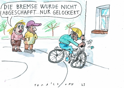 Cartoon: Schuldenbremse (medium) by Jan Tomaschoff tagged staatsfinanzen,schuldenbremse,haushalt,staatsfinanzen,schuldenbremse,haushalt