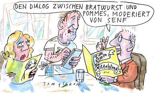 Cartoon: Senf (medium) by Jan Tomaschoff tagged armut,arm,reichtumg,reich,mittelstand,senf,restaurant,pommes,armut,arm,reichtumg,reich,mittelstand,senf,restaurant,pommes